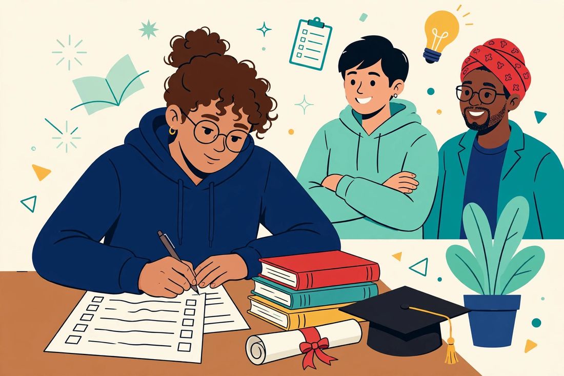 Ilustração — Teste de nível de inglês