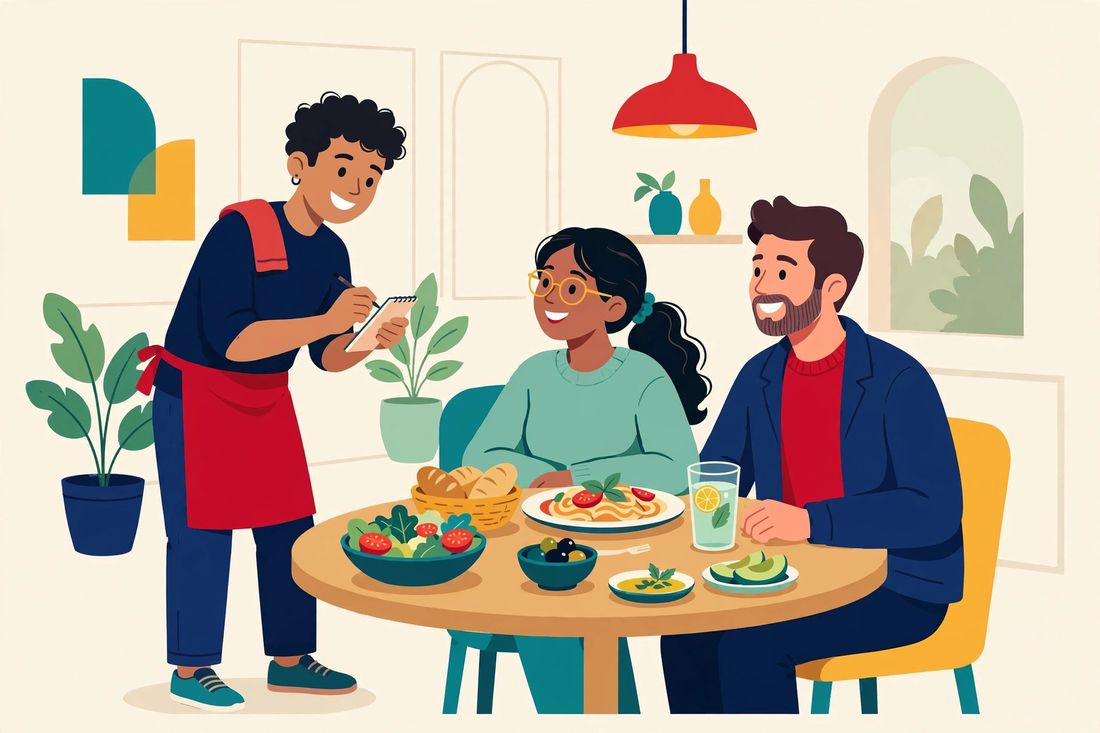 Illustration — Anglais pour les serveurs : phrases et vocabulaire essentiels